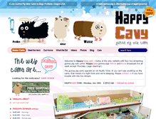 Tablet Screenshot of happycavy.com